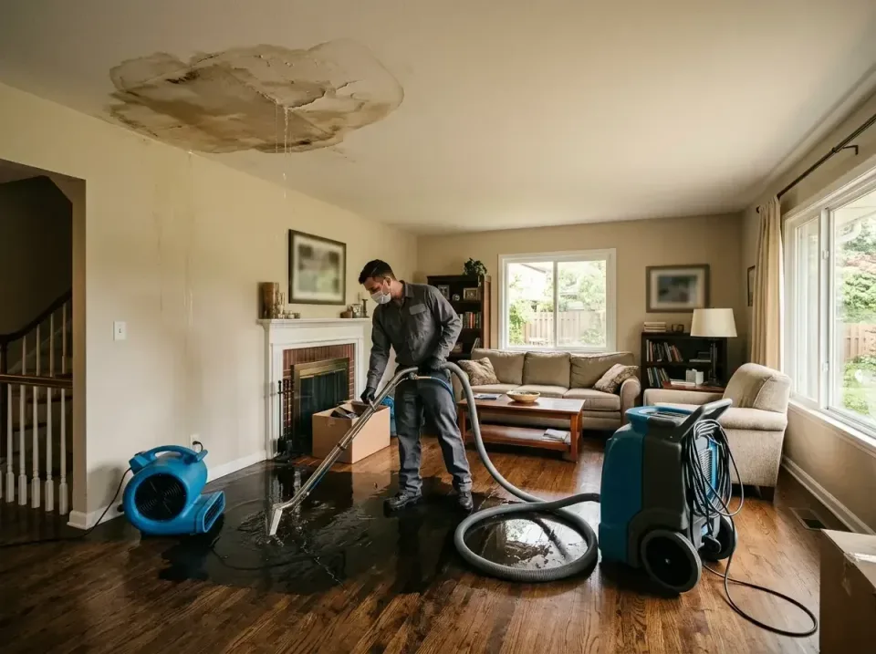 attic-pipe-burst-ceiling-drip-008 — frequently asked questions, Water Damage Restoration & Carpet Care in Lansdale, PA
